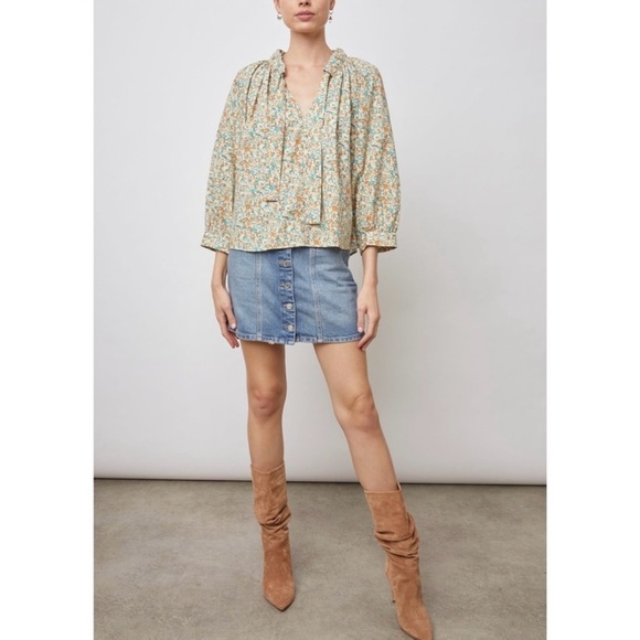 Rails Amal Top in Cassia Floral Blouse - Size Medium - Picture 4 of 13